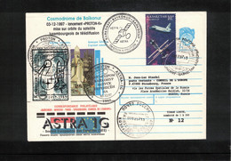 Kazakhstan 1997 Space / Raumfahrt Kosmodrom Bajkonur ASTRA 1G Interesting Registered Letter - Asien