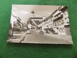 VINTAGE GERMANY: Stockach Street Scene B&w Cars Shops Alber - Stockach