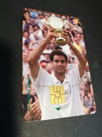 INDONESIA CHIPCARD 200  UNITS   WIMBELDON TENNIS  WINNER PETE SAMPRAS            Fine Used Card   **4620 ** - Indonesia