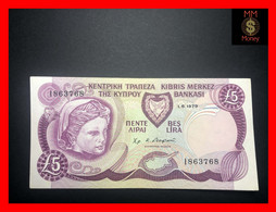 CYPRUS   5 £  1.6.1979  P. 47  "serial I"   XF - Chipre