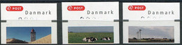 Denmark Dänemark Mi# ATM 29-31 Places, Postfrisch/MNH - Part Of Value Omitted - Machine Labels [ATM]