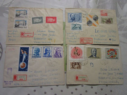 Lot De 9 Lettres De Hongrie Beaux Affranchissements - Storia Postale