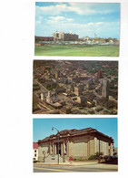 6 Different AKRON, Ohio, USA, 6 Chrome Postcards, 1970 - Akron