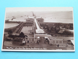 The Pier & Sunken Gardens, Southend-on-Sea ( 128472 ) Anno 1936 ( See / Voir Photo ) ! - Southend, Westcliff & Leigh