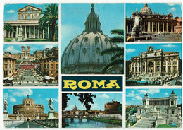 Italien, Rom, Roma - Mehransichten, Panoramakarten