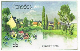 59  PENSEES   DE  MARCOING     CPM  TBE  VR314 - Marcoing