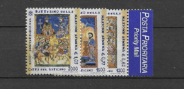 2001 MNH Vaticano Mi 1366-68 - Neufs