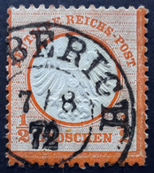 Deutsches Reich, 1872, Michel 3 Gestempelt - Cv € 55,00 - Gebruikt