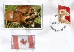 Année Du Bélier / Year Of The Ram / Au Canada. Lettre Du Village De Masset (Haida Gwaii Archepelago) B-C - Briefe U. Dokumente