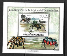 UNION DES COMORES 2009 ARAIGNEES YVERT N°1974 NON DENTELE  NEUF MNH** - Spiders
