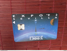 Expo 92 Sevilla Phonecard (Mint,Neuve)  Rare - Emissioni Gratuite