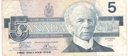 5 DOLLARS 1986 - Canada