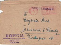 Homoia Pharma Chemie Nährmittel 17a Karlsruhe 1949 Drucksache > Schwand - Pharmacy