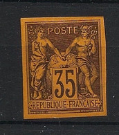 France - 1887 - N°Yv. 93d - Sage 35c Violet Sur Orange - Granet - Neuf * / MH VF - 1876-1898 Sage (Type II)