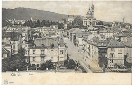 ZÜRICH ENGE: Quartieransicht ~1900 - Enge