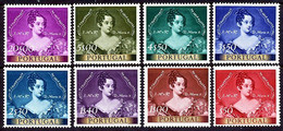 !										■■■■■ds■■ Portugal 1953 AF#786-793 ** Queen Maria II Centennary Set (SALE) - Andere & Zonder Classificatie