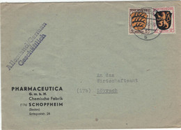 Pharmaceutica Chemie Fabrik Schopfheim 1946 - Frz. Zone > Lörrach - Pharmacy