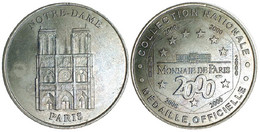 03785 GETTONE TOKEN JETON FICHA MONNAIE DE PARIS MDP NOTRE DAME PARIS 2000 - 2000