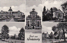 AK Gruß Aus Bückeburg - Mehrbildkarte -  Schloß Stadtkirche Mausoleum - 1960 (54220) - Bückeburg