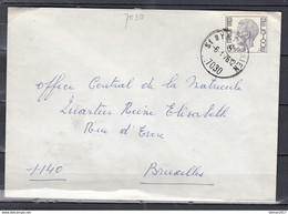 Brief Van St Symphorien Naar Bruxelles - 1970-1980 Elström