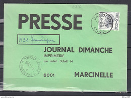Brief Van Jamoigne Naar Marcinelle - 1970-1980 Elström