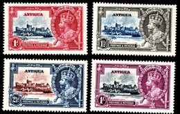 Antigua 1935 SG 91-94  Silver Jubilee Set Of 4  Mult Script CA  Perf 13½x14   Mint - Non Classificati
