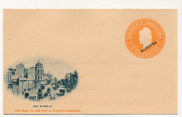 ARGENTINE - Entier Postal - Carte Postale - 3 Centavos (MUESTRA) - Calle De Santa Fe - Ganzsachen