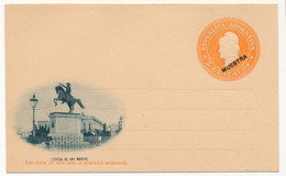 ARGENTINE - Entier Postal - Carte Postale - 3 Centavos (MUESTRA) - Estatua De San Martin - Postal Stationery