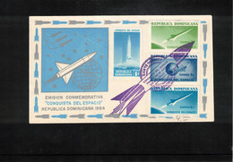 Dominican Republic 1964 Space / Raumfahrt FDC - Südamerika