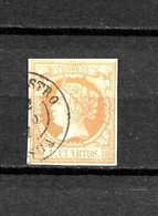 LOTE 1809 /// (C020) ESPAÑA 1860 // EDIFIL Nº: 52 CON FECHADOR DE BARBASTRO (HUESCA) - Used Stamps