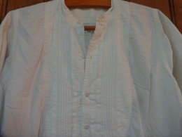 Chemise Homme (plis Religieux) Pour Reconstitution Cinema Etc... -1- - Andere & Zonder Classificatie