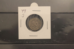 Bundesrepublik Deutschland, Kursmünze 50 Pfennig, 1949 J, Jäger-Nr. 379, Ss-vz - 50 Pfennig