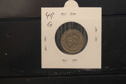 Bundesrepublik Deutschland, Kursmünze 50 Pfennig, 1949 G, Jäger-Nr. 379, Ss-vz - 50 Pfennig