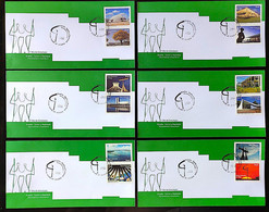 Brazil Envelope FDC Brasilia Selo Personalizado Arquitetura - Otros & Sin Clasificación