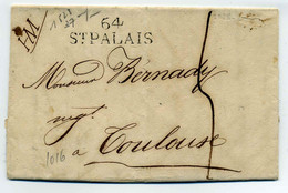 64 SAINT PALAIS / Dept Des Basses Pyrénées / 1828 - 1801-1848: Précurseurs XIX