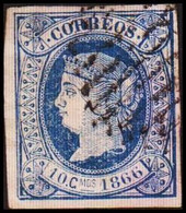 1866. SPANISH WESTINDIES. Isabella II 10 C. 1866  (Michel 19) - JF413858 - Autres & Non Classés