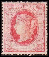 1867. SPANISH WESTINDIES. Isabella II 40 C. 1867 Hinged.  (Michel 25) - JF413871 - Andere & Zonder Classificatie