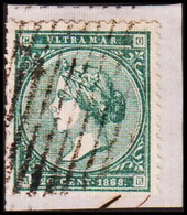1868. SPANISH WESTINDIES. Isabella II 20 C. 1868 Interesting Cancel. (Michel 28) - JF413878 - Other & Unclassified