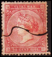 1868. SPANISH WESTINDIES. Isabella II 40 C. 1868  (Michel 29) - JF413881 - Otros & Sin Clasificación