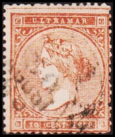 1869. SPANISH WESTINDIES. Isabella II 10 C. 1869 
 (Michel 31) - JF413886 - Sonstige & Ohne Zuordnung