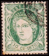 1870. SPANISH WESTINDIES.  10 Cs. 1870 
 (Michel 43) - JF413891 - Otros & Sin Clasificación