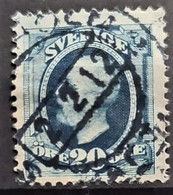 SWEDEN 1911 - Canceled - Sc# 75 - 20o - Thins! - Used Stamps