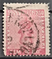 SWEDEN 1858 - Canceled - Sc# 12 - 50o - Used Stamps
