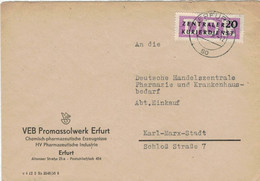 DDR ZKD VEB Promassolwerk Erfurt 1957 > Karl Marx Stadt - Pharmacy