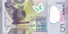 SAO TOMÉ-ET-PRINCIPE - 5 Dobras 2016 UNC - San Tomé E Principe