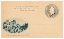 ARGENTINE - Entier Postal - Carte Postale - 6 Centavos (MUESTRA) - Calle De Santa Fe - Postwaardestukken