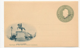 ARGENTINE - Entier Postal - Carte Postale - 4 Centavos (MUESTRA) - Estatua De San Martin - Ganzsachen