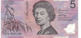 5 DOLLARS - 1992-2001 (billetes De Polímero)