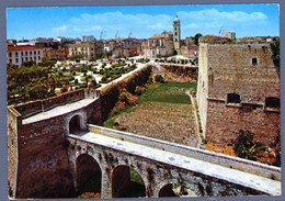 °°° Cartolina - Barletta Scorcio Del Castello Svevo E Panorama Della Città Viaggiata (l) °°° - Barletta