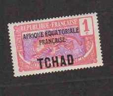 TCHAD (Y&T) 1922 - N°1  * Type Du Congo De 1907/17 *  1c. Neuf () - Unused Stamps